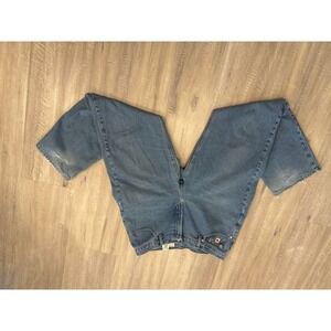 Rockies Denim Jeans Womens 19L Blue High Waist Relaxed Fit Star 36x33 1/2 VTG